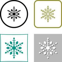 diseño de icono de copo de nieve vector