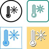 Cold Icon Design vector