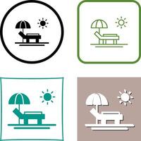 Hammock Icon Design vector