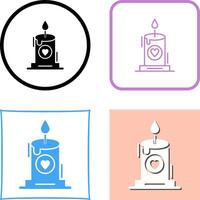 Candle Icon Design vector