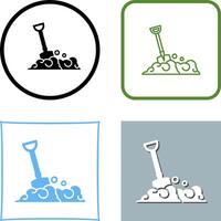 Shovel Icon Design vector