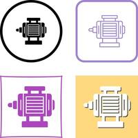 ELectric Motor Icon Design vector