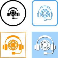 Call Center Icon Design vector