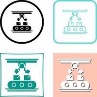 Coneyor Icon Design vector