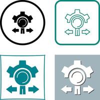 Research and Development Icon Design vector