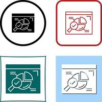 Research Icon Design vector