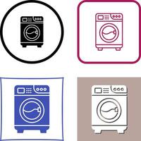 Washing Machine Icon Design vector