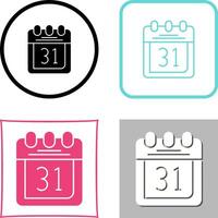 Calendar Icon Design vector