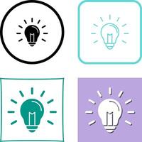 Light Bulb Icon Design vector