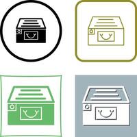 File Cabinet Icon Design vector