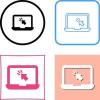 Laptop Icon Design vector