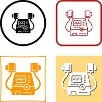 Defribillator Icon Design vector