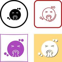 Vomit Icon Design vector