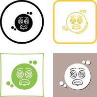 Dazed Icon Design vector
