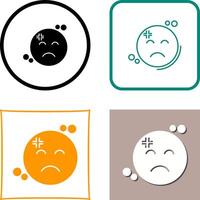 Dissapointment Icon Design vector