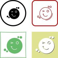 Wink Icon Design vector