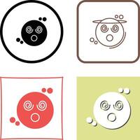 Dizzy Icon Design vector