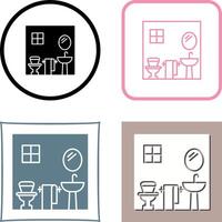 Bathroom Icon Design vector