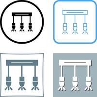 diseño de icono de luz vector