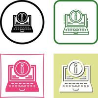 Laptop Icon Design vector