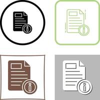 Document Icon Design vector
