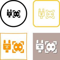 Socket Icon Design vector