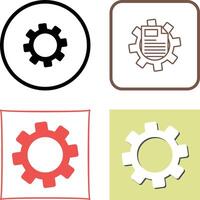 Cogwheel Icon Design vector