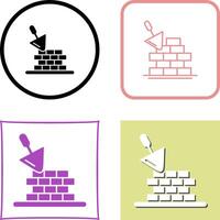 Brickwall Icon Design vector