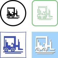 Forklift Icon Design vector