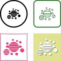 Planets Icon Design vector