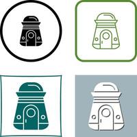 Space Capsule Icon Design vector