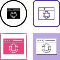 Web Page Icon Design vector