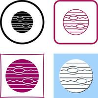 Neptune Icon Design vector