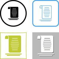 Document Icon Design vector