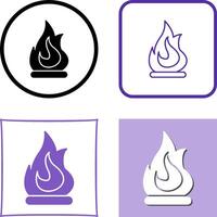 diseño de icono de fuego vector