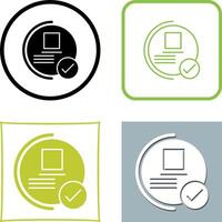 Guarantee Icon Design vector