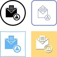 Spam Icon Design vector