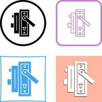 Door Handle Icon Design vector