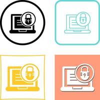 Padlock Icon Design vector