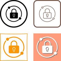 Pad Lock Icon Design vector