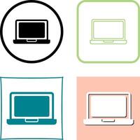 Laptop Icon Design vector