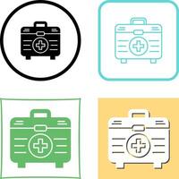 First Aid Kit Icon Design vector