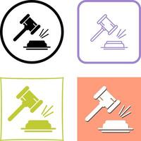 Gavel Icon Design vector