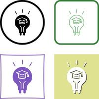 Light Bulb Icon Design vector