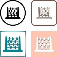 Abacus Icon Design vector