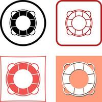 Life Preserver Icon Design vector