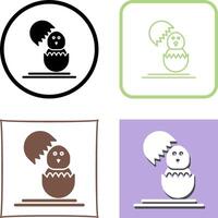 Chick Icon Design vector