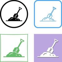 Digging Icon Design vector