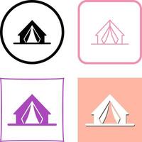 Camp Icon Design vector