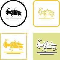 saltamontes icono diseño vector